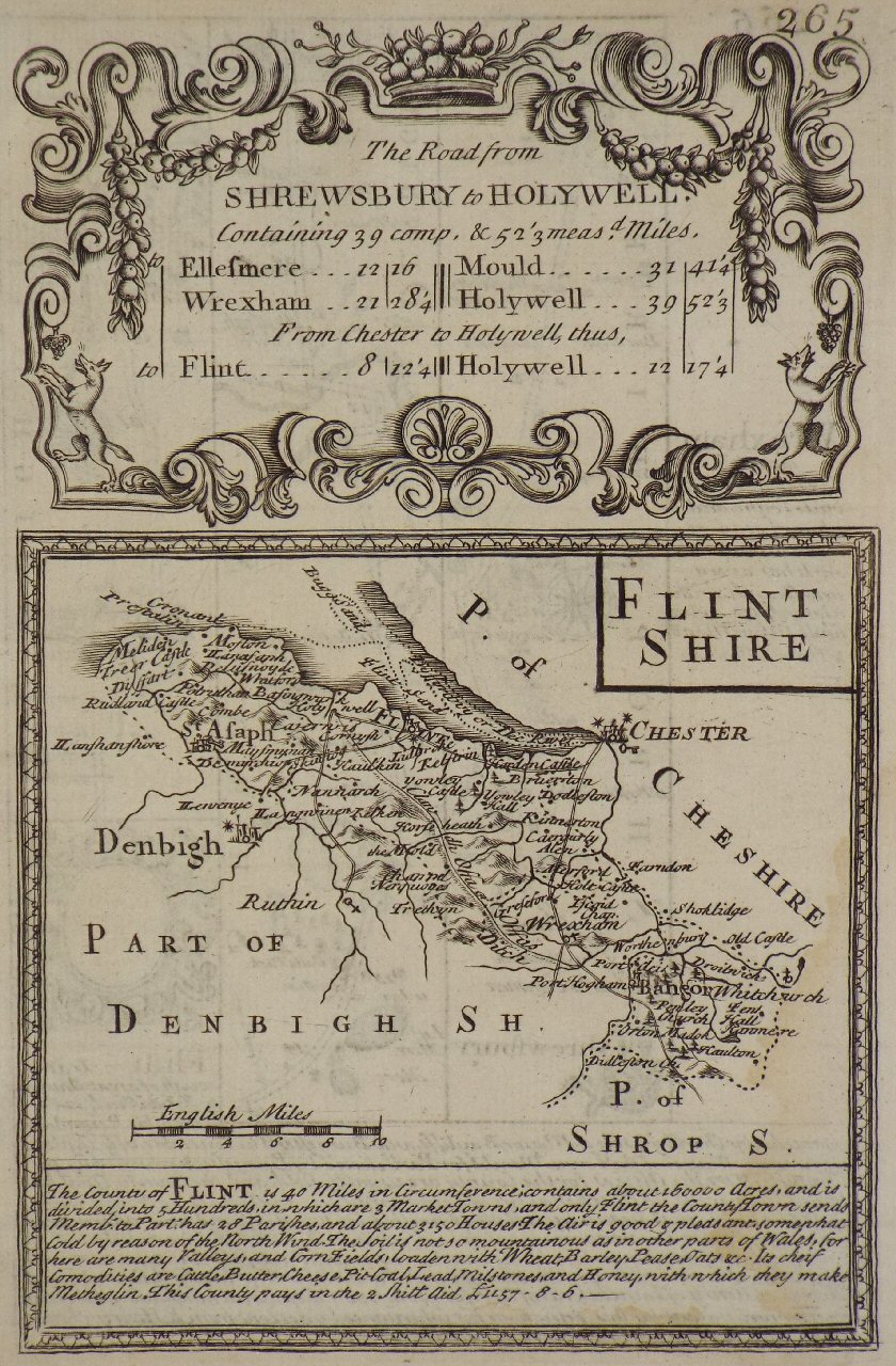 Map of Flintshire - Owen & Bowen